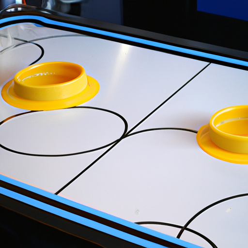 Oplev Spændingen ved et Airhockey Bord